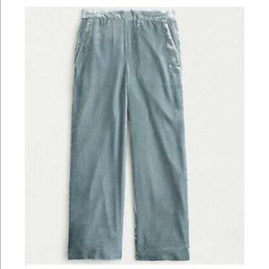 JCrew Velvet Crop Pants with Pockets